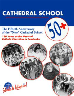 Cathedral School's 50th anniversary book cover